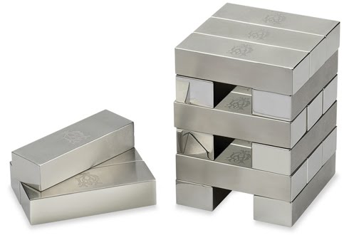 Dunhill Pure Stainless Steel Jenga game